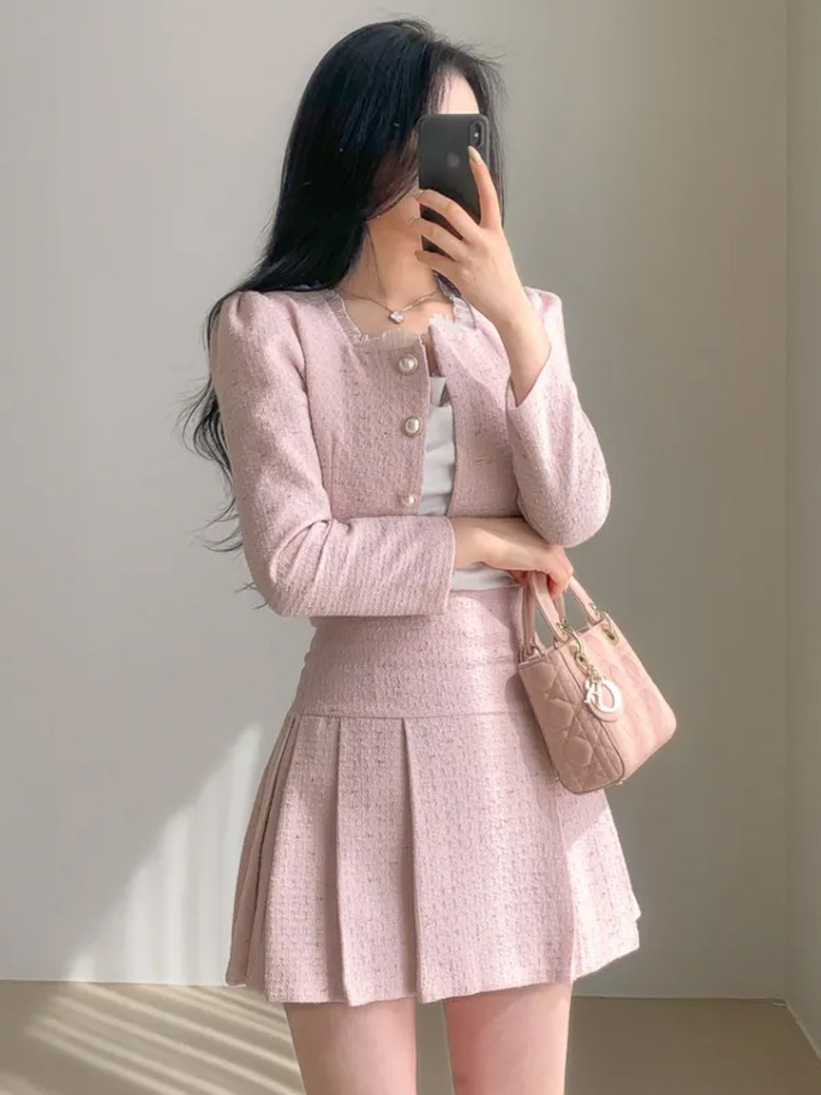 Wool Blend Coat - 3set/lot Wholesale autumn winter Jacket Coat