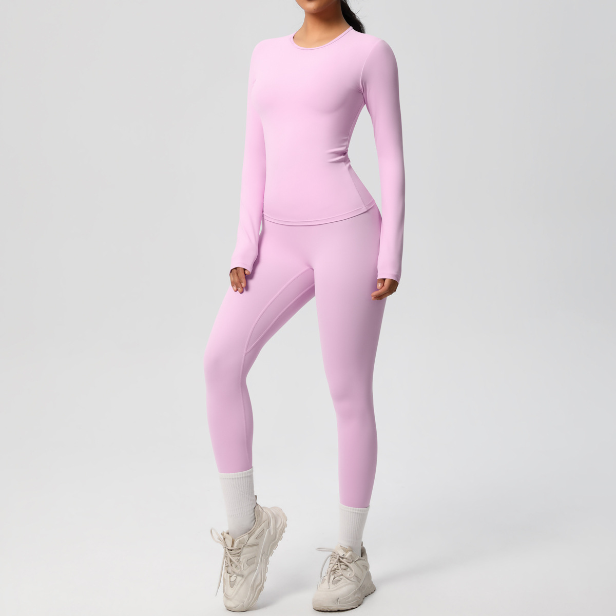 JUREN 2PCS Yoga Suit Sports Se - Winter Yoga Clothing ulasan dan harga