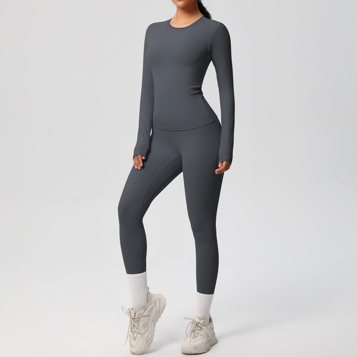 JUREN 2PCS Yoga Suit Sports Se - Winter Yoga Clothing ulasan dan harga