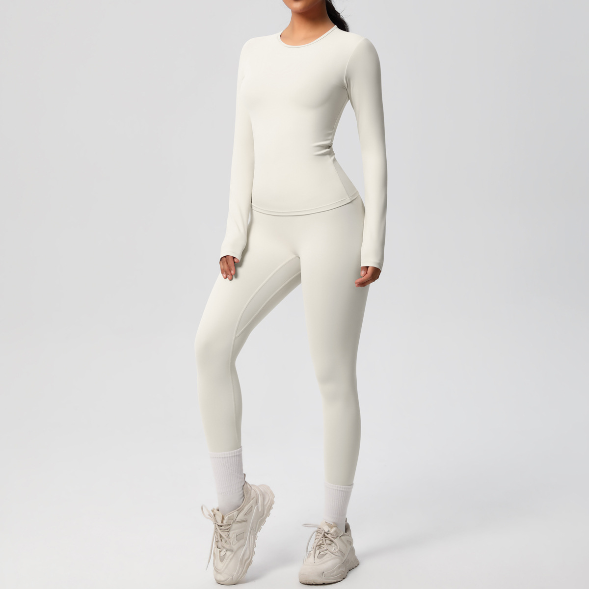 JUREN 2PCS Yoga Suit Sports Se - Winter Yoga Clothing ulasan dan harga