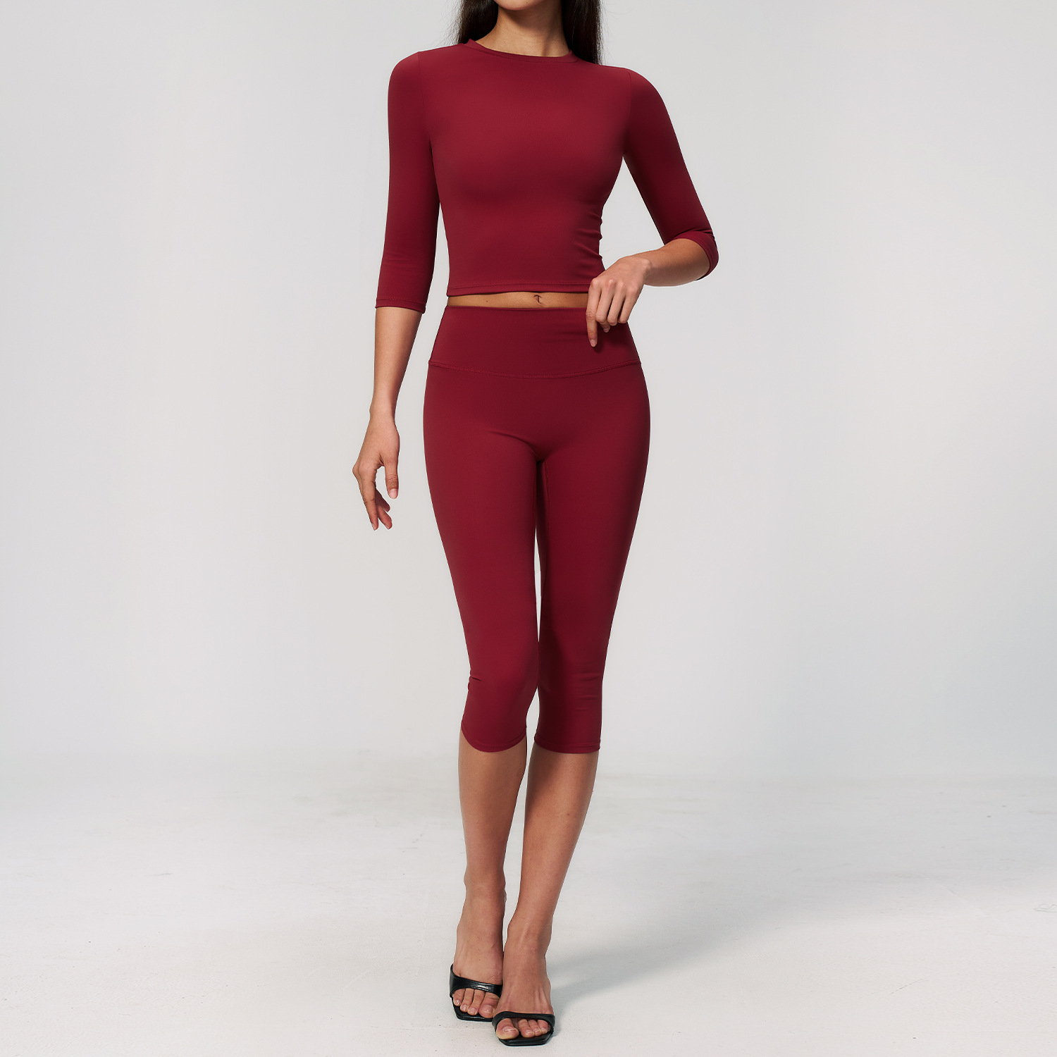 Yoga Set 2PCS Women Tracksuit  - Winter Yoga Clothing ulasan dan harga