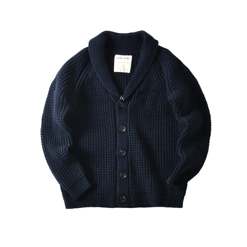 Eu Vintage 100% Wool Chunky Kn - Wool Blend Coat ulasan dan harga