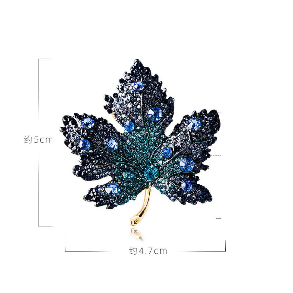 Maple Leaf Brooch with Optiona - Winter Clothing Options ulasan dan harga