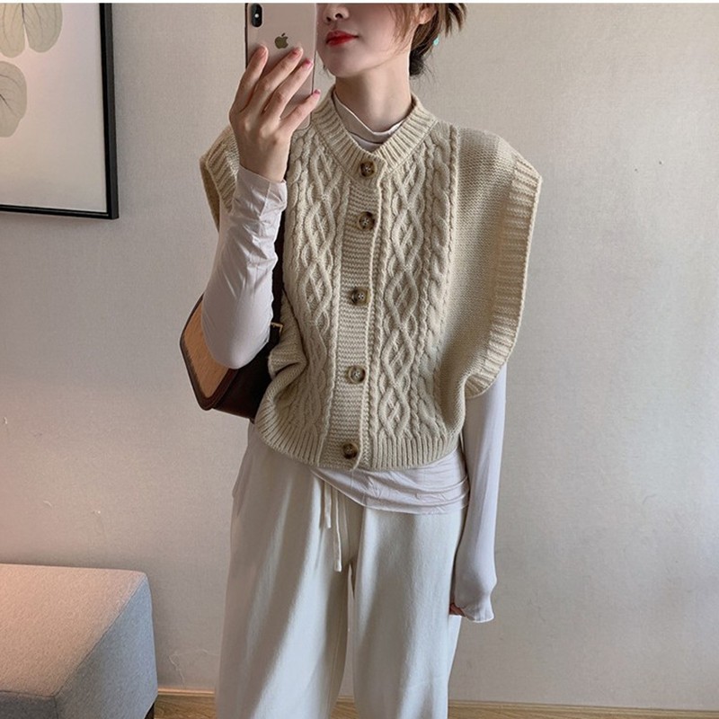 Japanese outer wear button-kni - Winter Clothing Layers ulasan dan harga