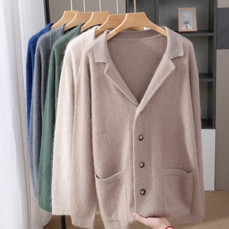 New Mink Wool Cardigan Men's P - Wool Blend Coat ulasan dan harga