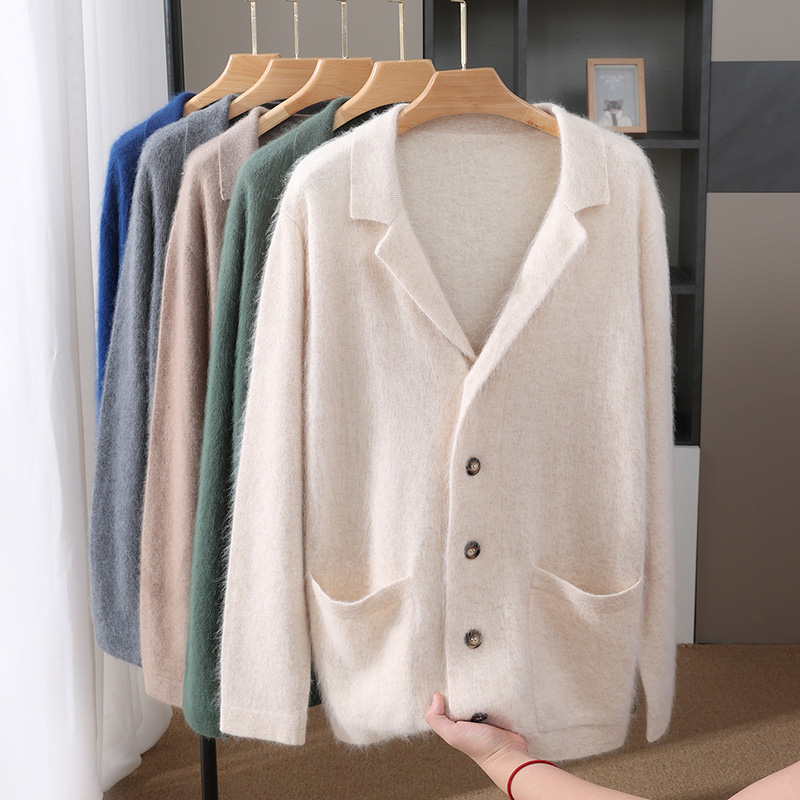 New Mink Wool Cardigan Men's P - Wool Blend Coat ulasan dan harga
