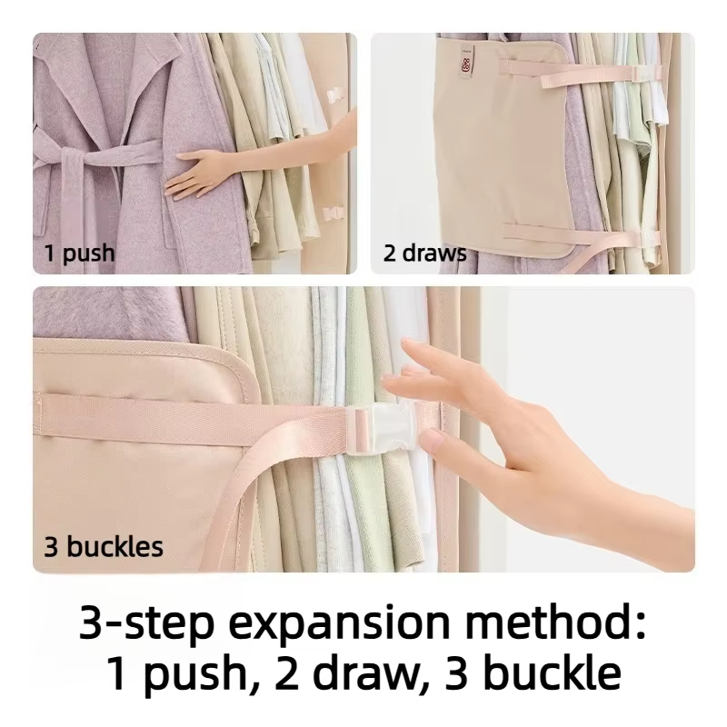 Wardrobe Compression Hanging B - Winter Clothing Organizer ulasan dan harga