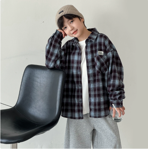 Boys Shirt 2026 Autumn and Win - Winter Clothing Label ulasan dan harga