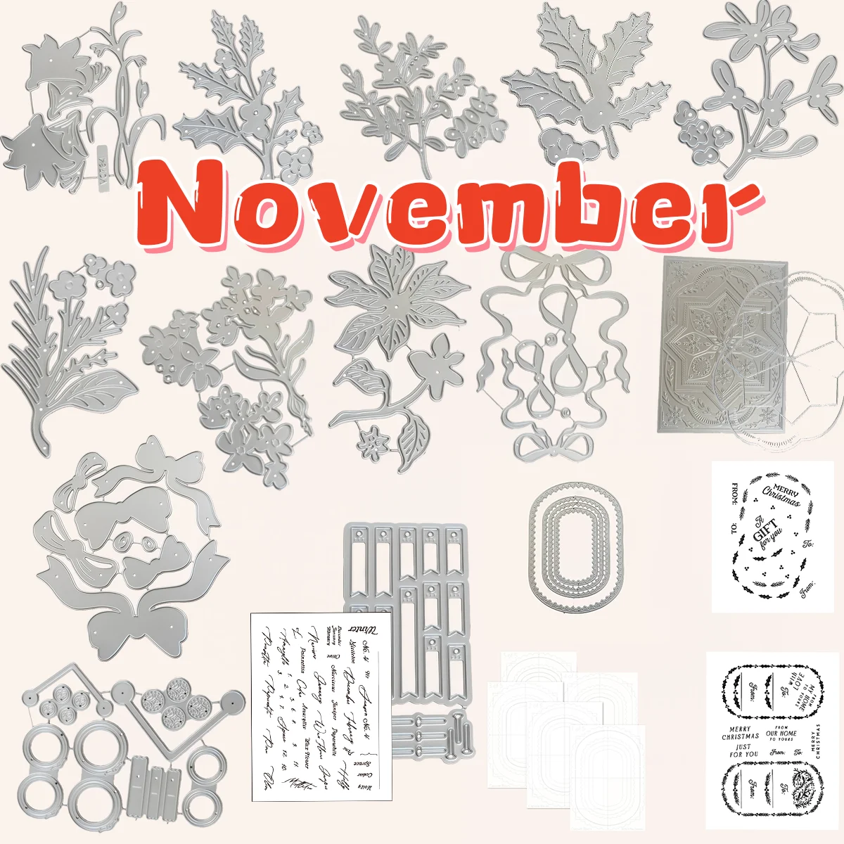 Winter Herbarium Labels Metal  - Winter Clothing Label ulasan dan harga