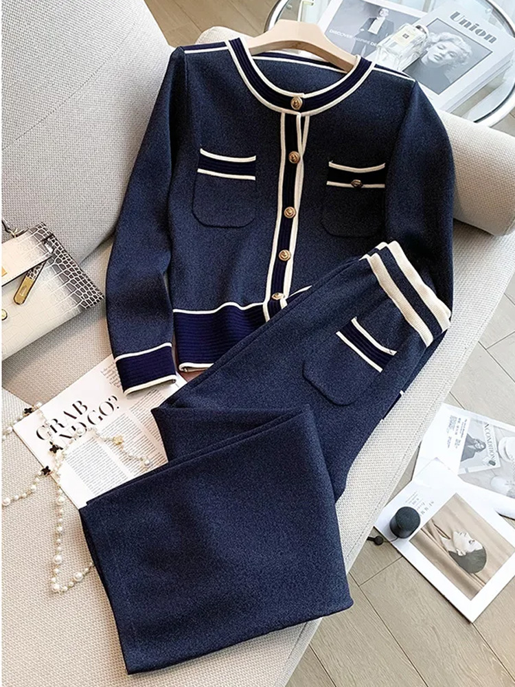 Autumn Winter Striped Knitted  - Winter Clothing Sales ulasan dan harga