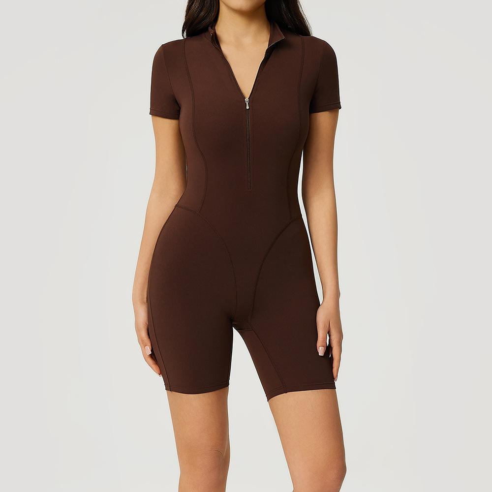 Zipper Workout Jumpsuit Sports - Winter Yoga Clothing ulasan dan harga