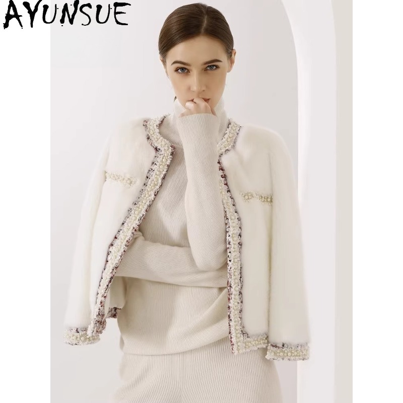 AYUNSUE Purple Label Mink Fur  - Winter Clothing Label ulasan dan harga