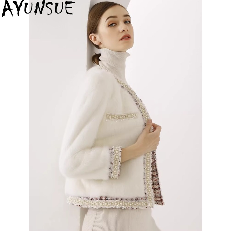 AYUNSUE Purple Label Mink Fur  - Winter Clothing Label ulasan dan harga