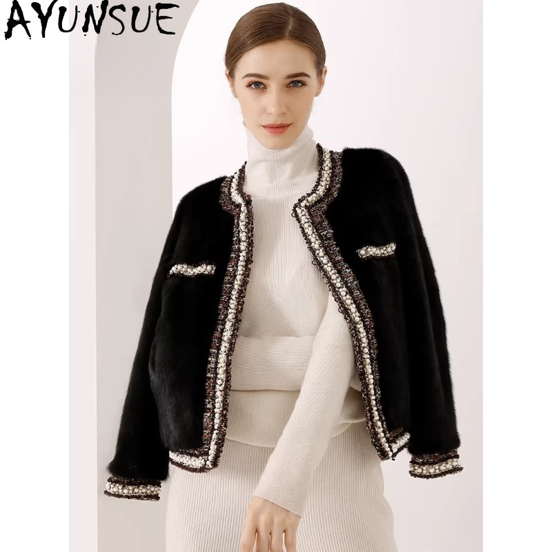 AYUNSUE Purple Label Mink Fur  - Winter Clothing Label ulasan dan harga