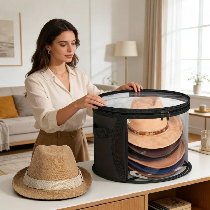 Winter Hat Storage Bucket Clot - Winter Clothing Organizer ulasan dan harga