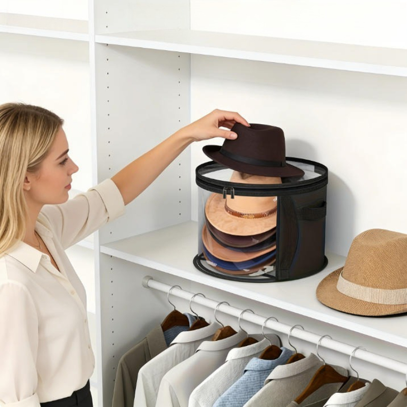 Winter Hat Storage Bucket Clot - Winter Clothing Organizer ulasan dan harga