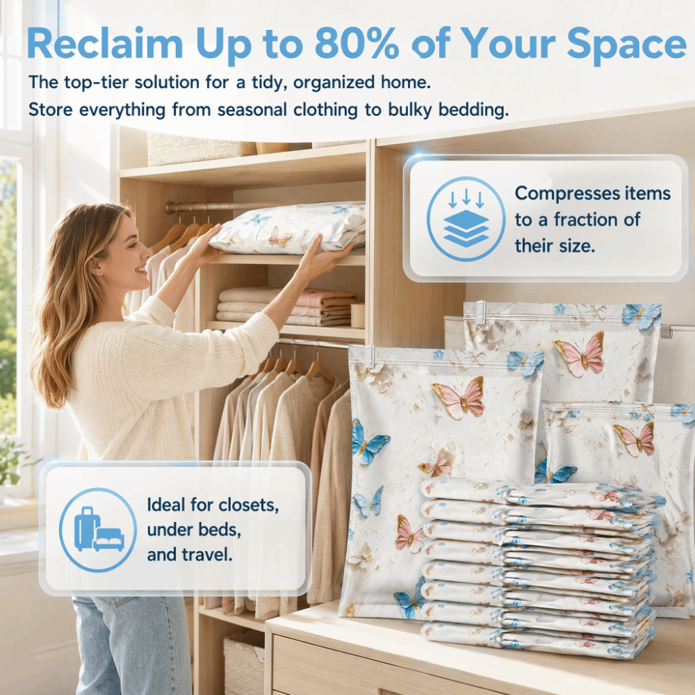 Thickened Vacuum Storage Bags  - Winter Clothing Organizer ulasan dan harga
