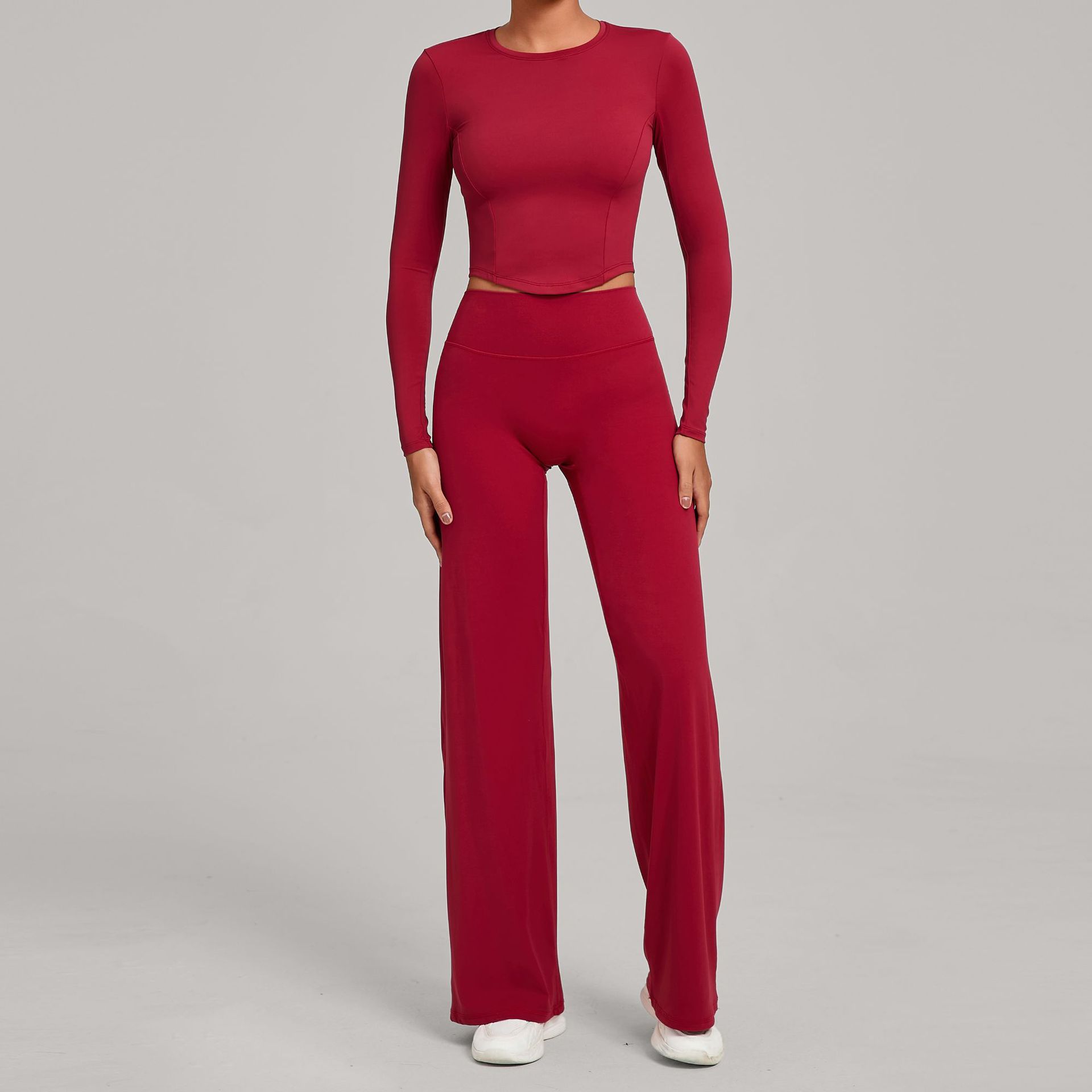 Gym Outfits 2PCS Yoga Suit Spo - Winter Yoga Clothing ulasan dan harga