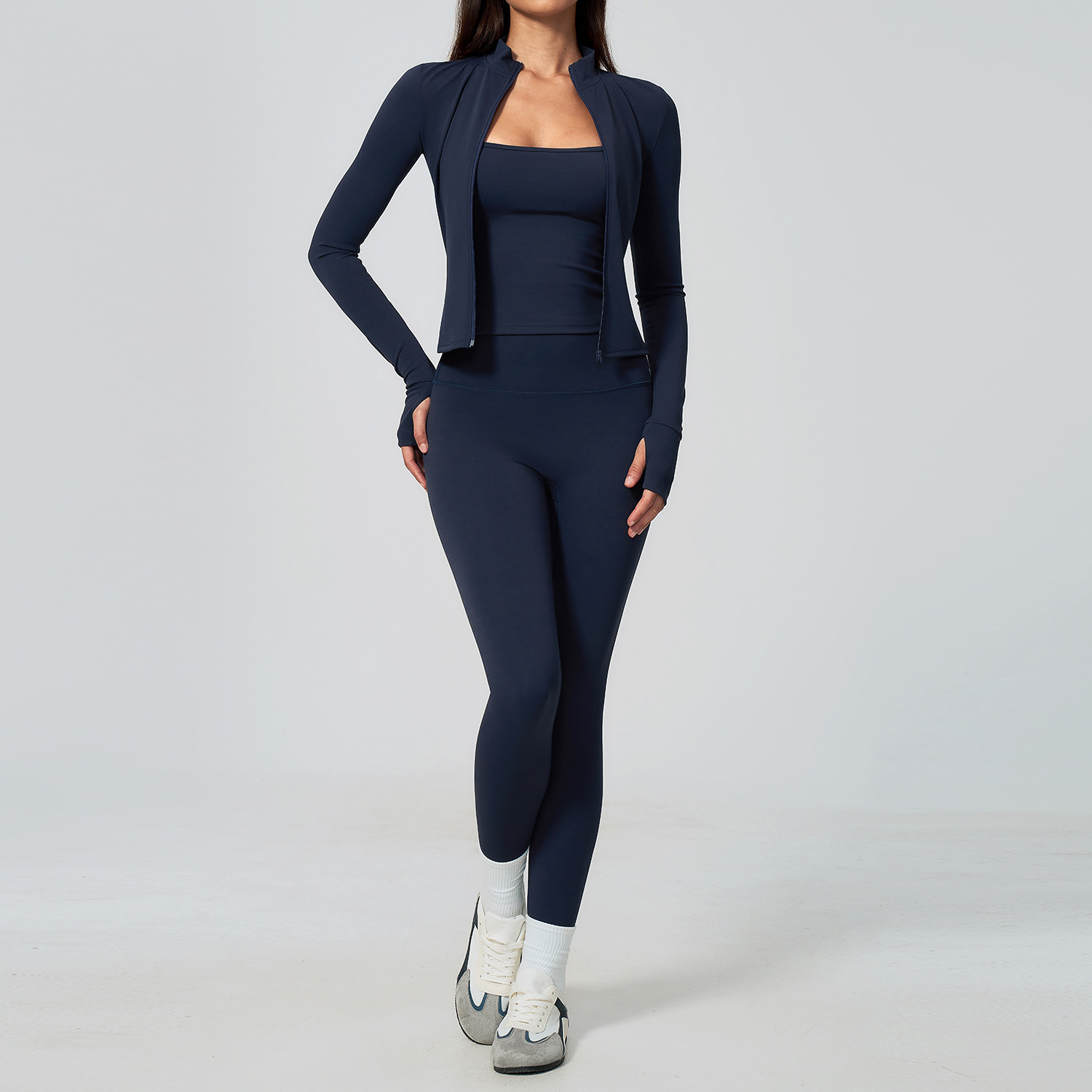 Women Yoga Set 3PCS Workout Se - Winter Yoga Clothing ulasan dan harga
