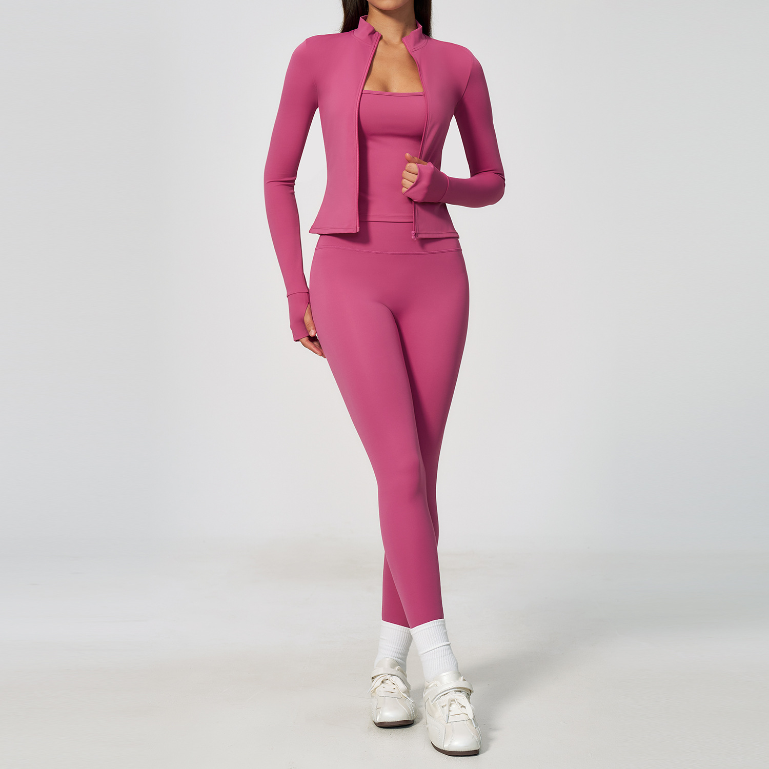 Women Yoga Set 3PCS Workout Se - Winter Yoga Clothing ulasan dan harga