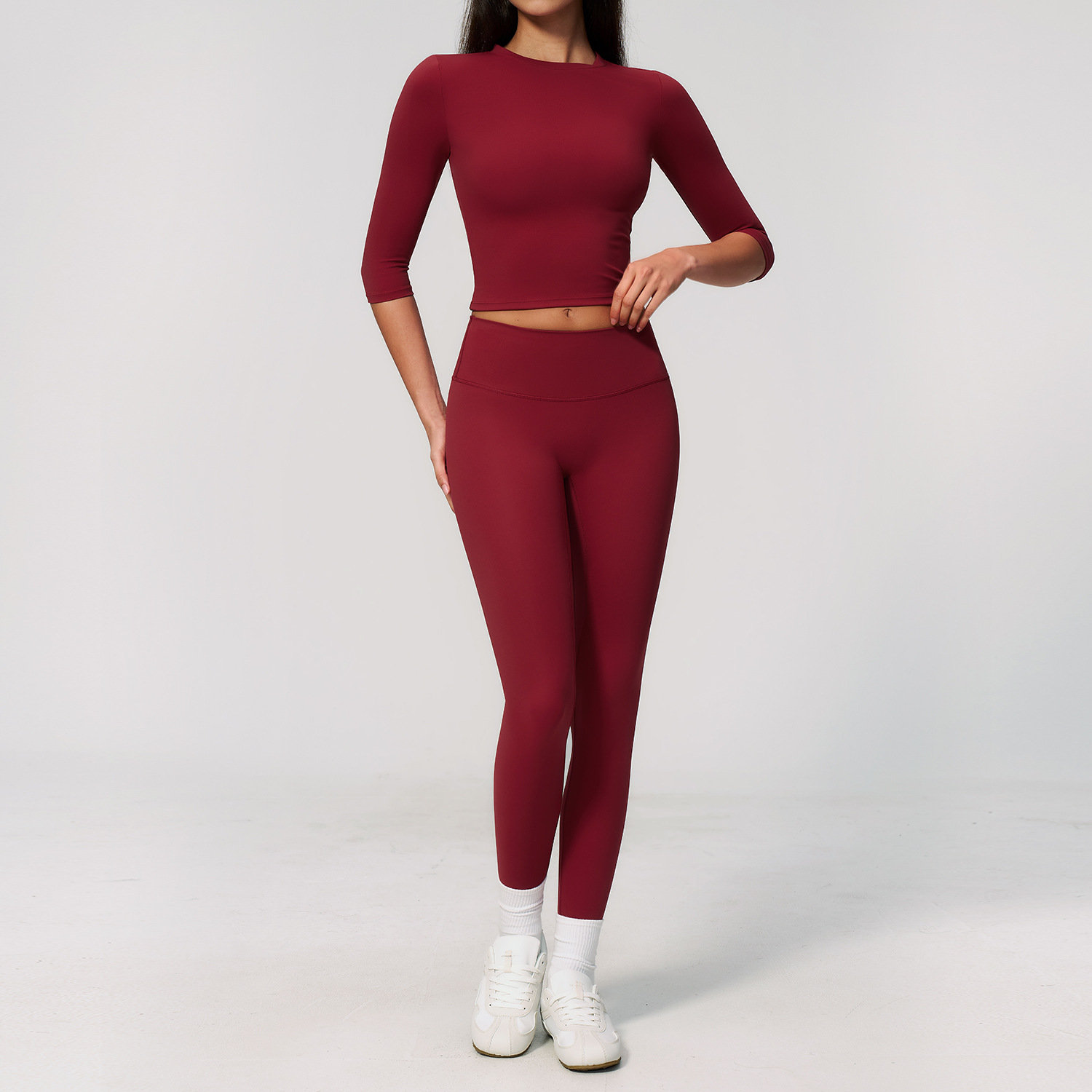 Yoga Suit 2PCS Sports Set Quic - Winter Yoga Clothing ulasan dan harga
